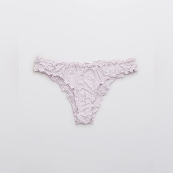 2/$20 🏷️ 💗 NWT Aerie Eyelet Cheeky Bikini set XL - Picture 4 of 11